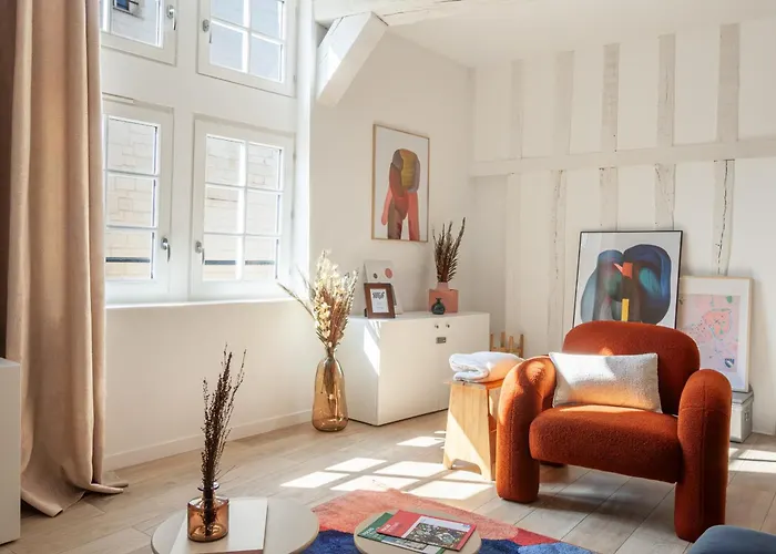 Апартаменты Le Loft Brunneval - Refuge Arty Du Xvie Siecle *